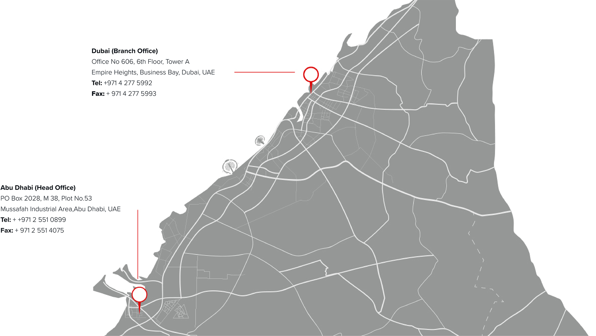 Metac General Contracting Company (LLC) Location Map